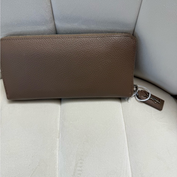 Saint Laurent Brown Leather Women's Wallet - Picture 2 of 3